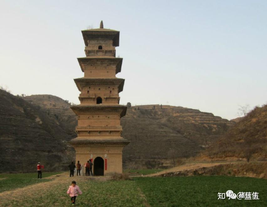 A scenic view of Qingyang Ningshousi Ta