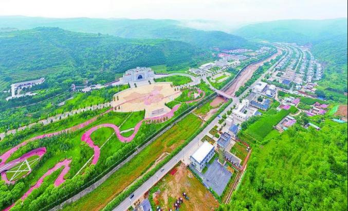 A scenic view of Qingyang Shanchengbao Zhanyi Jiuzhi