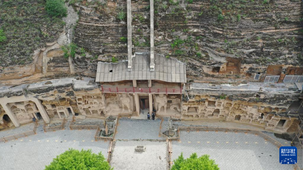 A scenic view of Qingyang Shijia Yucun Yizhi