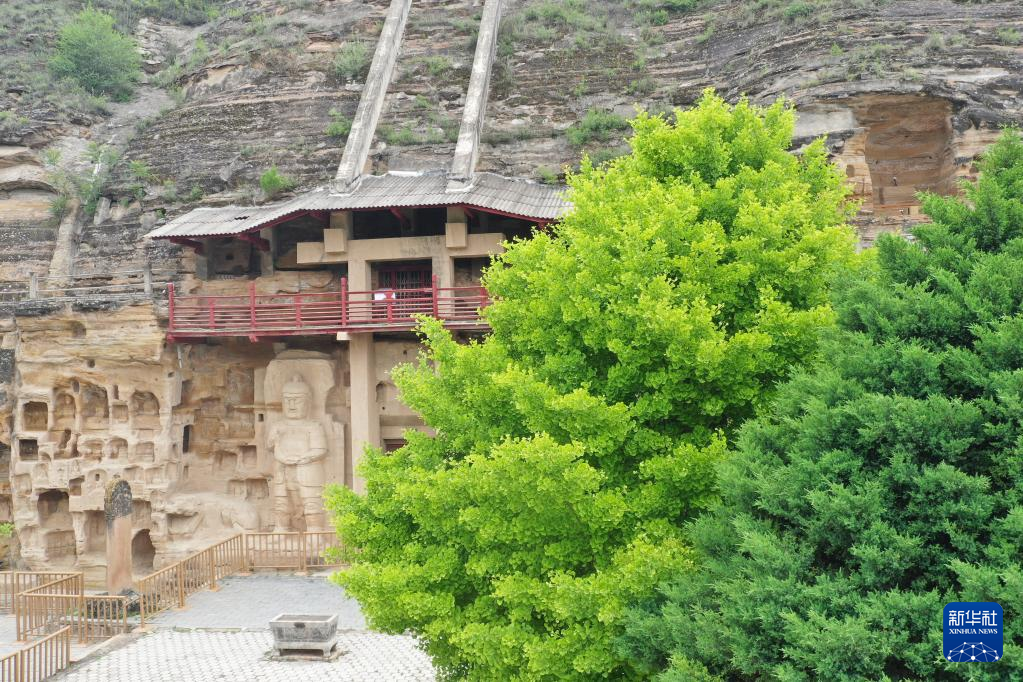 A scenic view of Qingyang Shijia Yucun Yizhi