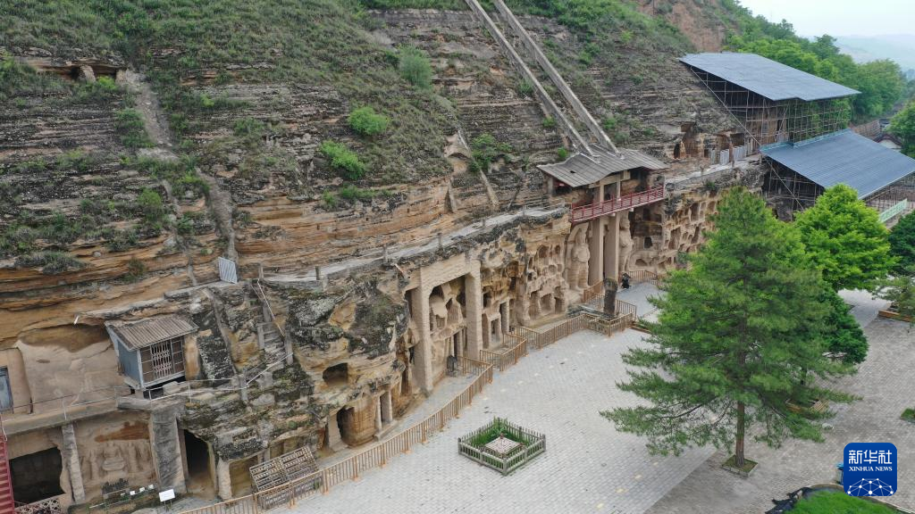 A scenic view of Qingyang Shijia Yucun Yizhi