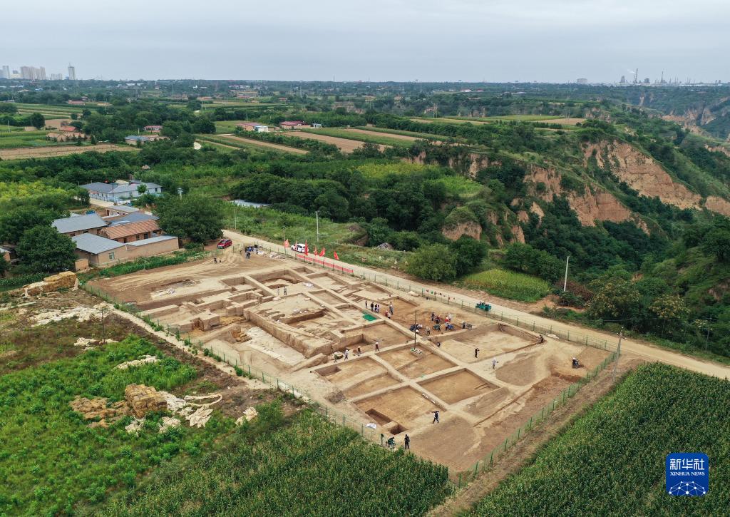 A scenic view of Qingyang Shijia Yucun Yizhi