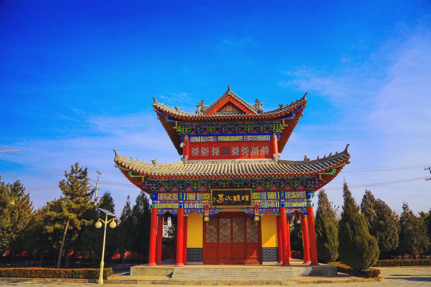 A scenic view of Qingyang Taerwan Zaoxiangta
