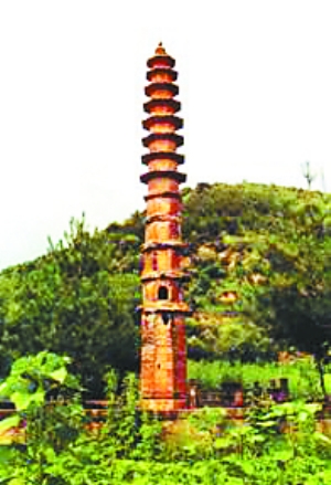 A scenic view of Qingyang Taerwan Zaoxiangta