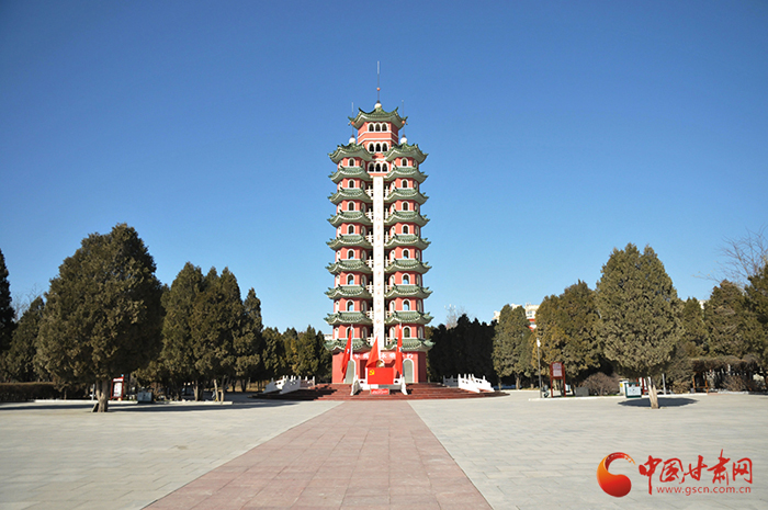 A scenic view of Qingyang Taerwan Zaoxiangta