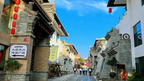 A scenic view of Qingyang Taerzhuang Ta