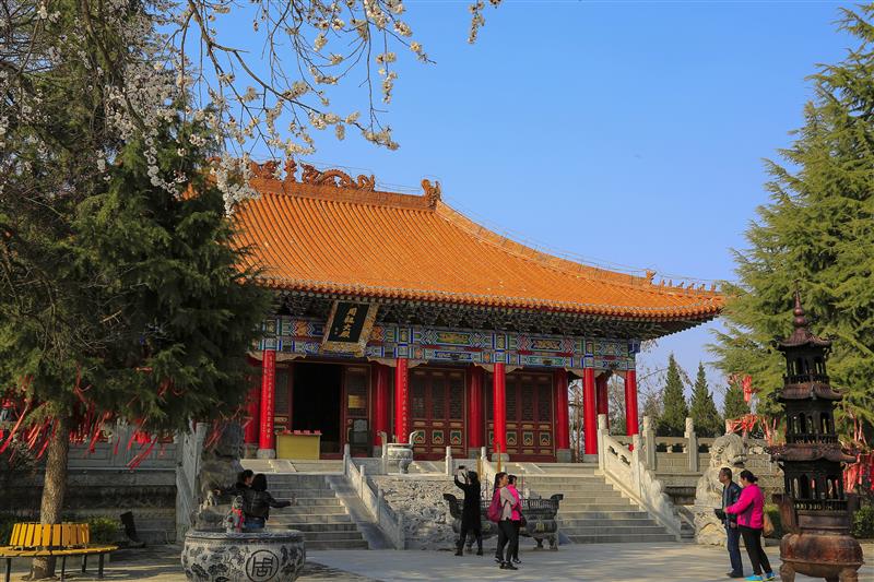 A scenic view of Qingyang Xinglongshan Gujianzhuqun