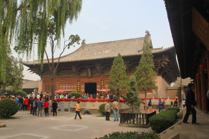 A scenic view of Qingyang Zhengning Wenmiao Dachengdian