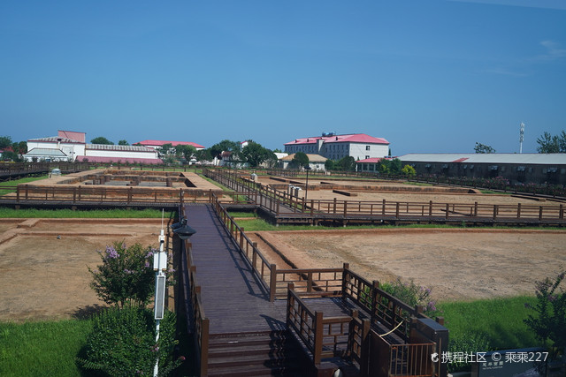 A scenic view of Qinhuangdao Beidaihe Qin Imperial Palace Site