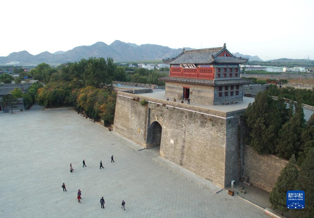 A scenic view of Qinhuangdao Great Wall Shanhaiguan