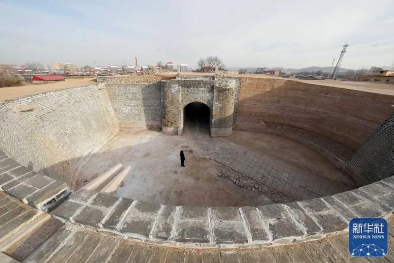 A scenic view of Qinhuangdao Yongpingfu City Wall