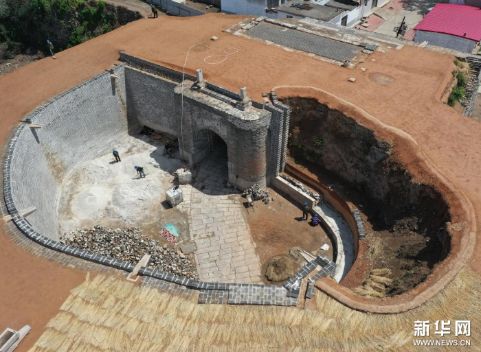 A scenic view of Qinhuangdao Yongpingfu City Wall