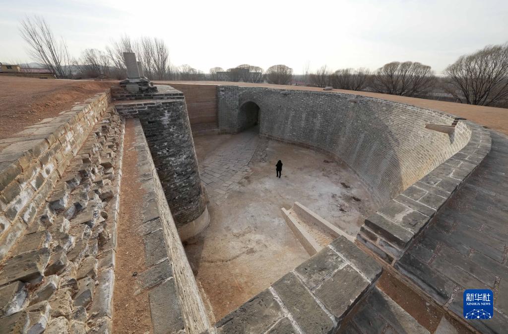 A scenic view of Qinhuangdao Yongpingfu City Wall