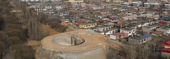 A scenic view of Qinhuangdao Yongpingfu City Wall