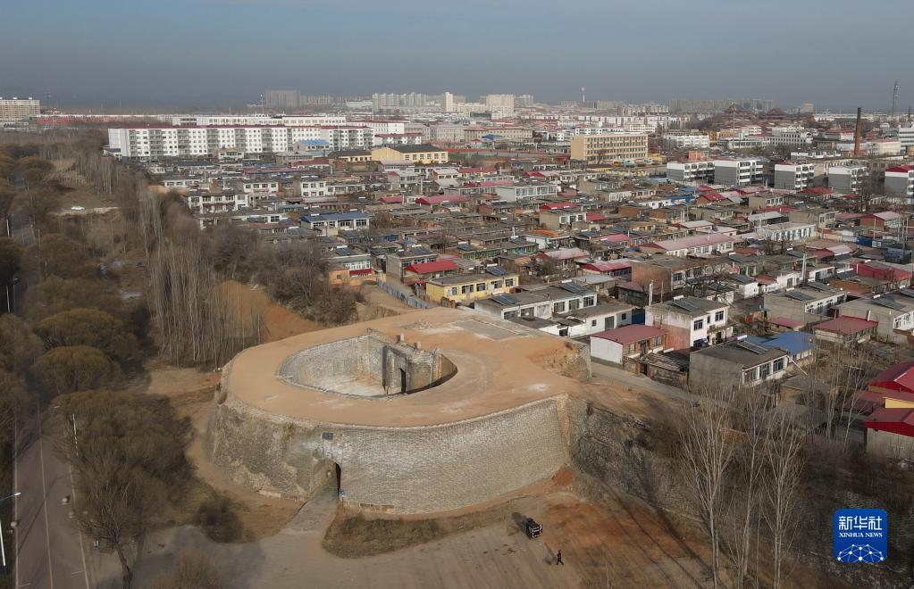 A scenic view of Qinhuangdao Yongpingfu City Wall