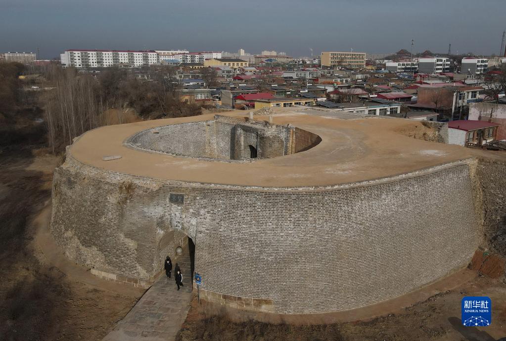 A scenic view of Qinhuangdao Yongpingfu City Wall