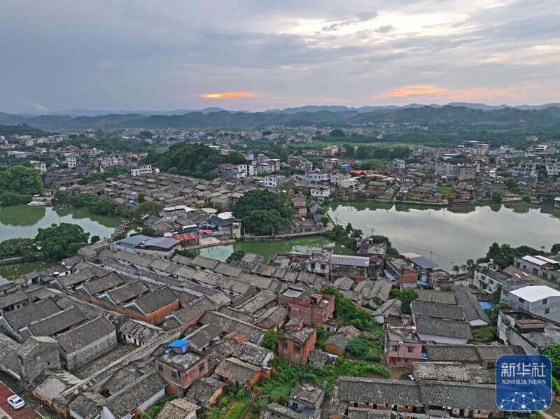 A scenic view of Qinzhou Dalucun Gujianzhuqun