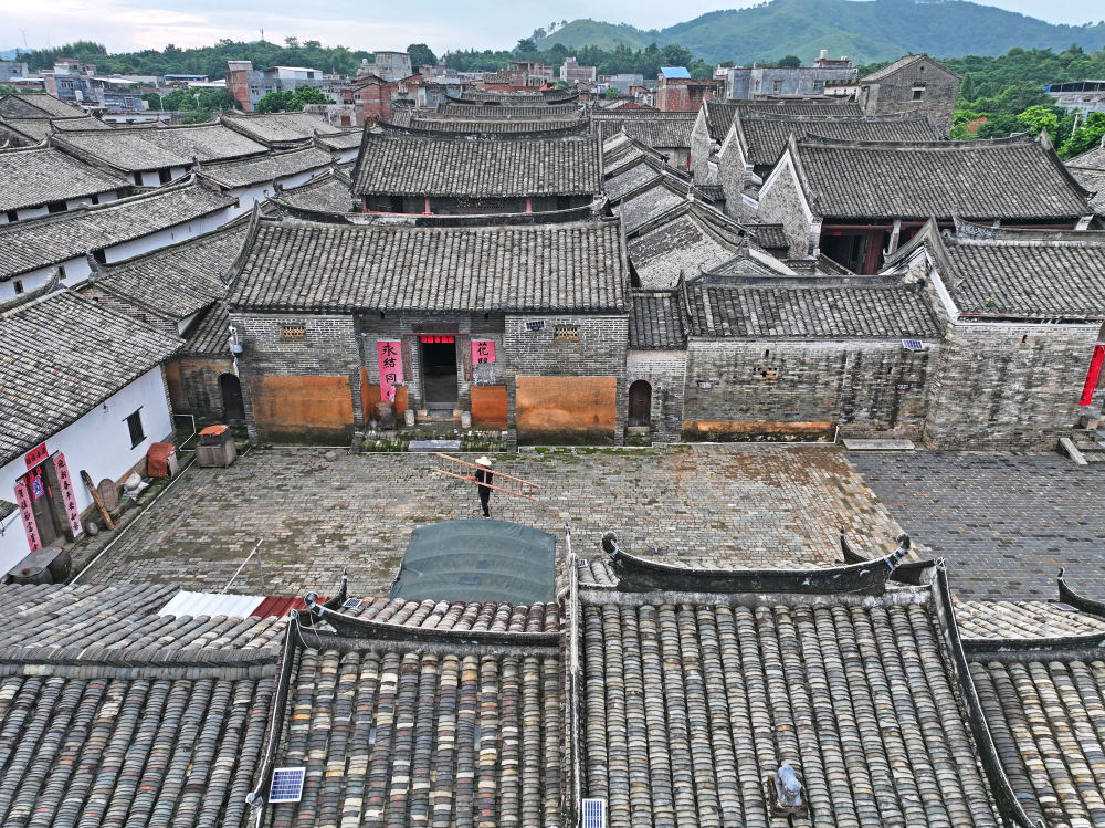 A scenic view of Qinzhou Dalucun Gujianzhuqun