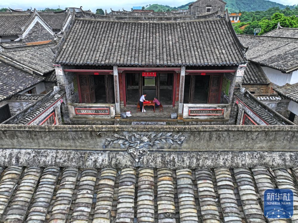 A scenic view of Qinzhou Dalucun Gujianzhuqun