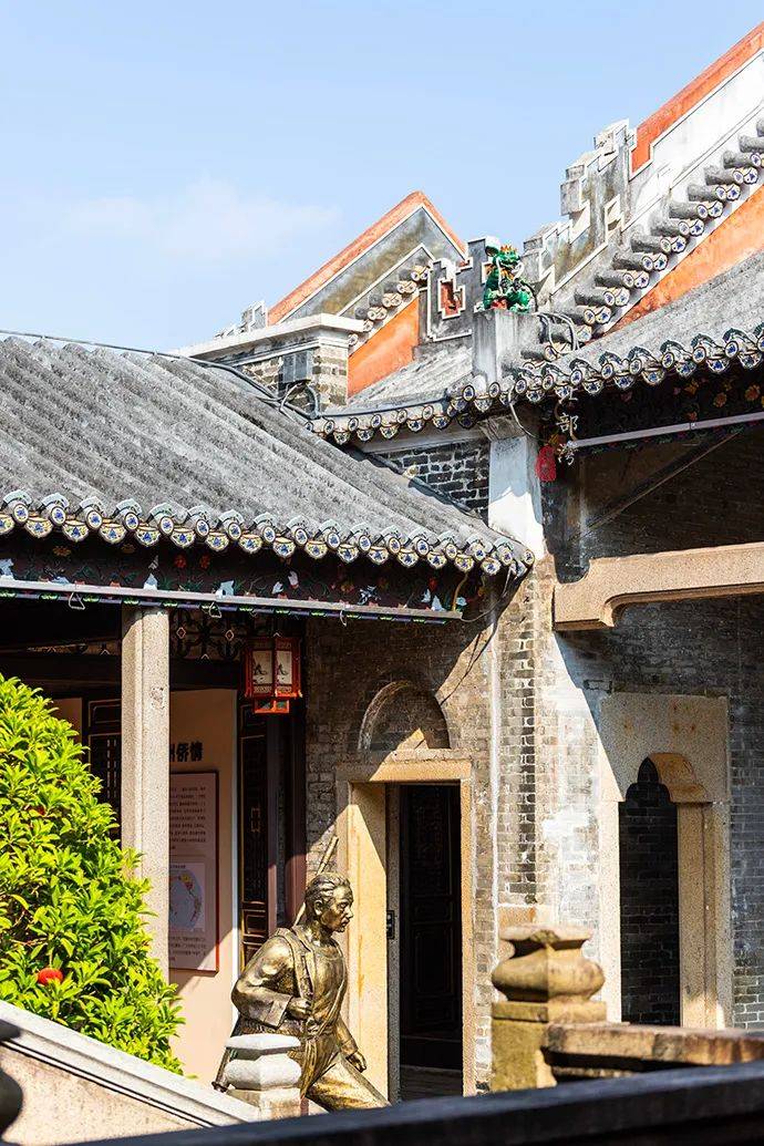 A scenic view of Qinzhou Liuyongfu Fengzicai Jiuju Jianzhuqun