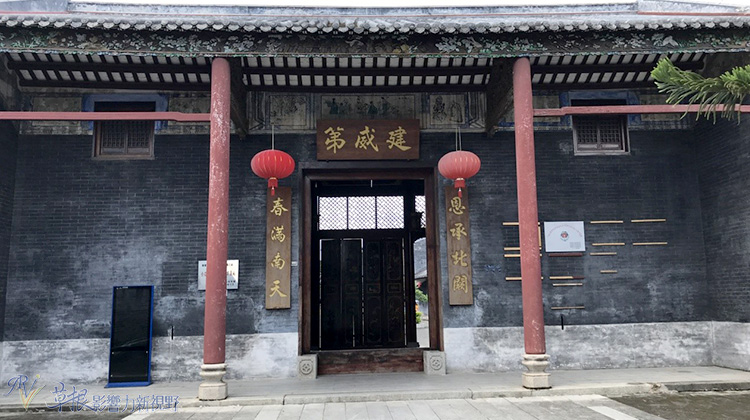 A scenic view of Qinzhou Liuyongfu Fengzicai Jiuju Jianzhuqun