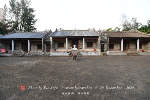 A scenic view of Qinzhou Liuyongfu Fengzicai Jiuju Jianzhuqun