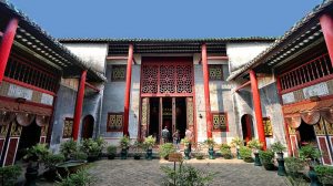 A scenic view of Qinzhou Liuyongfu Fengzicai Jiuju Jianzhuqun