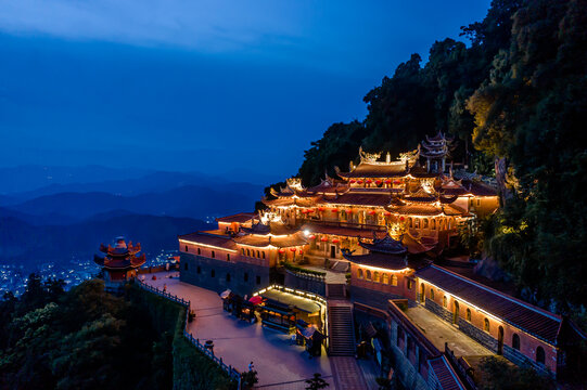 A scenic view of Quanzhou Anxi Tulou