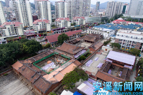 A scenic view of Quanzhou Anxi Wenmiao