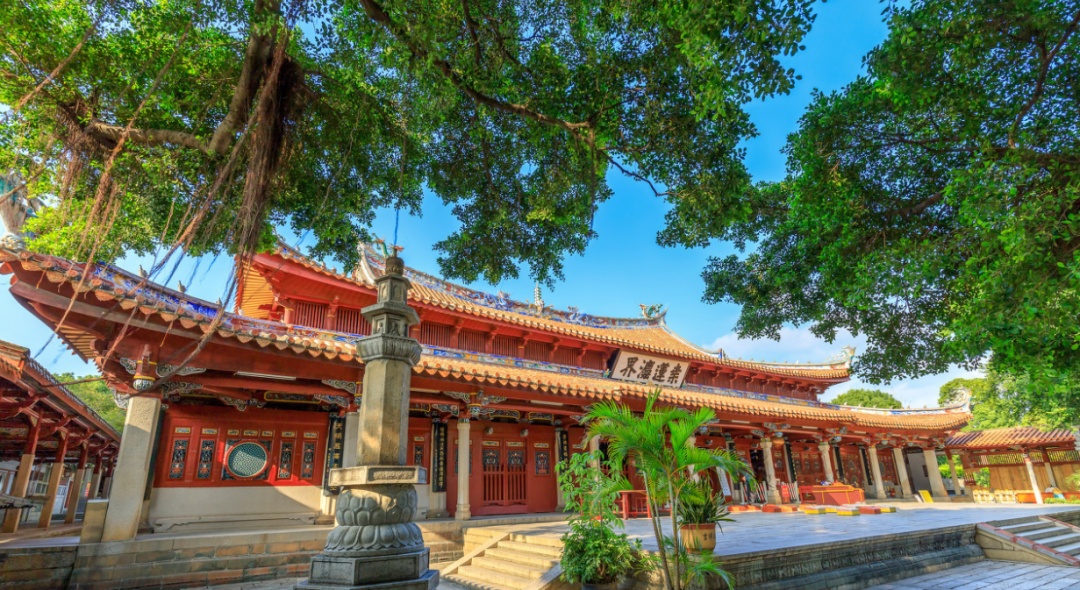 A scenic view of Quanzhou Chongfusi Yinggengta