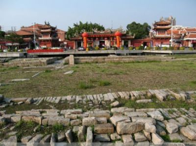 A scenic view of Quanzhou Dejimen Yizhi