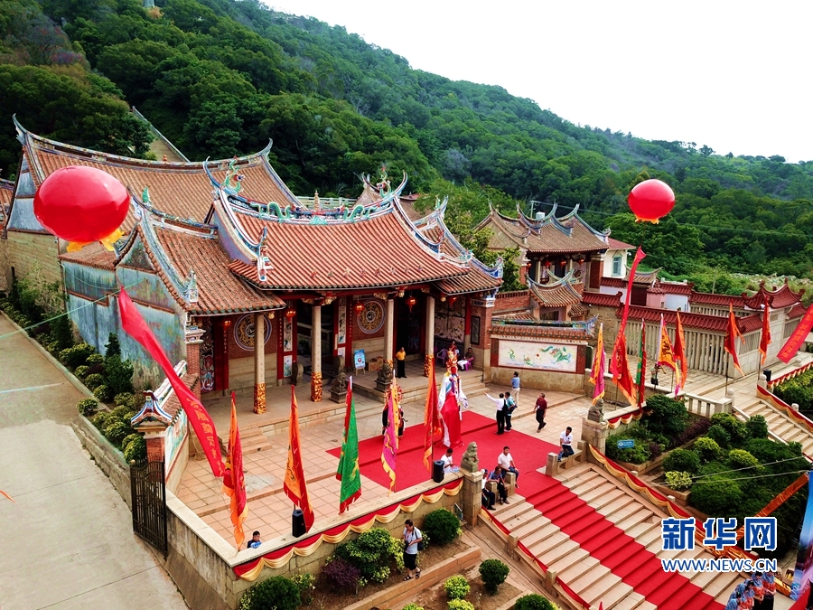 A scenic view of Quanzhou Huian Qingshangong