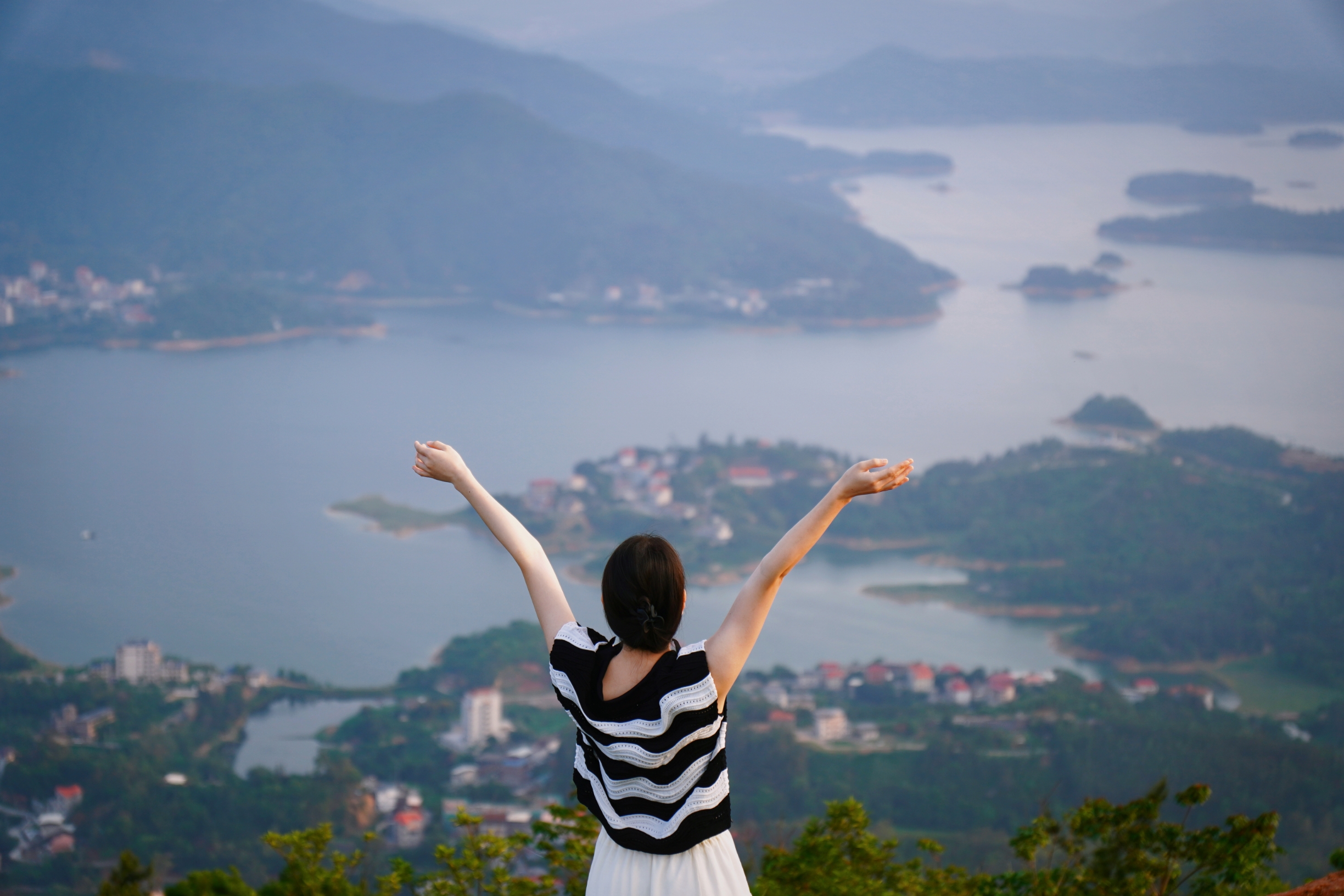 A scenic view of Quanzhou Nanan Taoyuangong