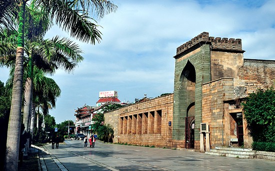 A scenic view of Quanzhou Qingjingsi