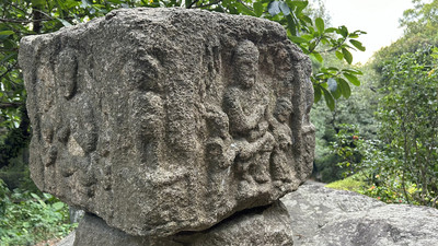 A scenic view of Quanzhou Qingyuanshan Shizao Xiangqun