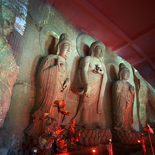 A scenic view of Quanzhou Xizisi Shifo Zaoxiang