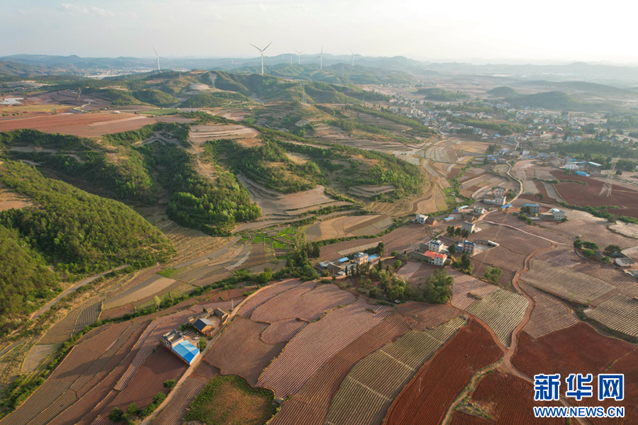 A scenic view of Qujing Dahe Yizhi