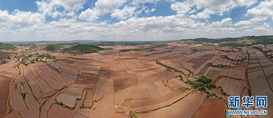 A scenic view of Qujing Dahe Yizhi