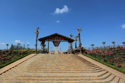 A scenic view of Qujing Dahe Yizhi