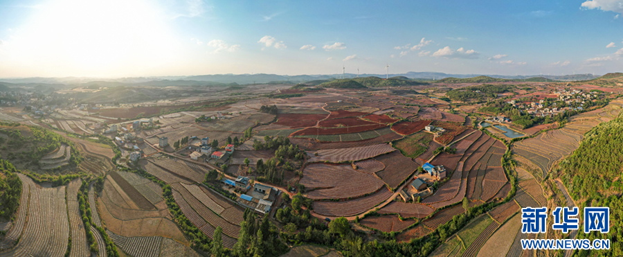A scenic view of Qujing Dahe Yizhi