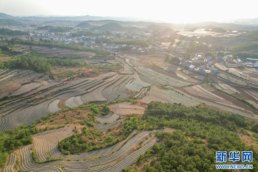 A scenic view of Qujing Dahe Yizhi