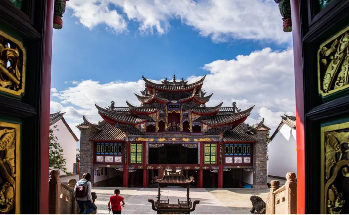 A scenic view of Qujing Huize Huiguan