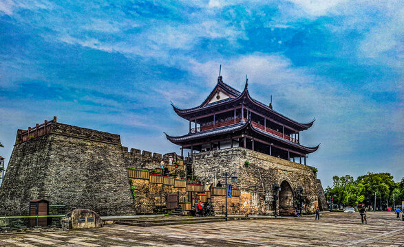 A scenic view of Quzhou Chengqiang