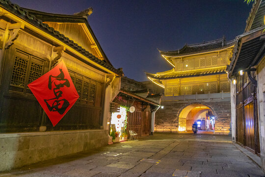 A scenic view of Quzhou Chengqiang