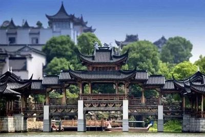 A scenic view of Quzhou Sanhuaitang