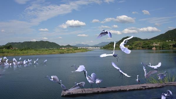 A scenic view of Quzhou Sanhuaitang