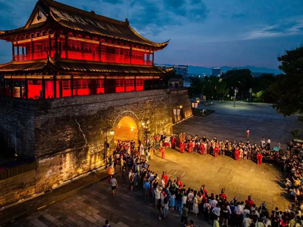 A scenic view of Quzhou Sanmenyuan Yeshi Minju