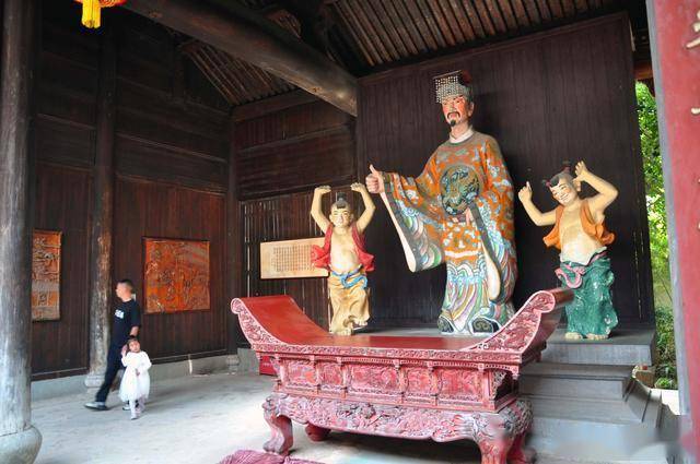 A scenic view of Quzhou Zhouxuanling Wangmiao