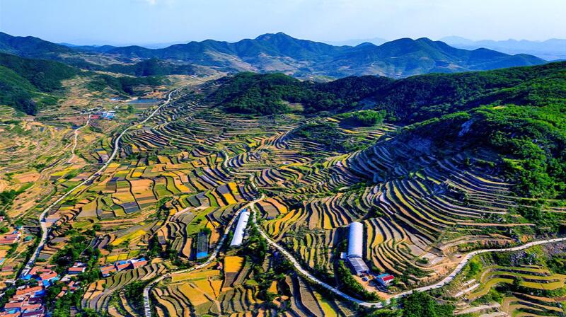 A scenic view of Rizhao Dantu Yizhi