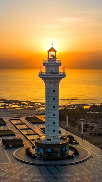 A scenic view of Rizhao Donghaiyu Yizhi